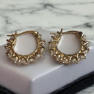 Cute Synthetic Cubic Zirconia Earrings
